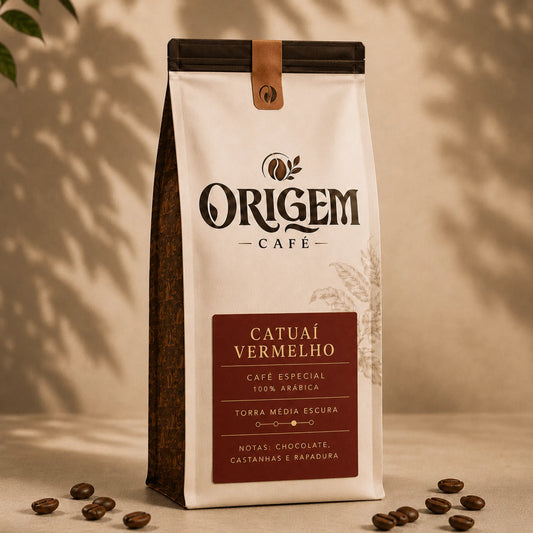 Café Catuaí Vermelho Origem — Torra Média Escura